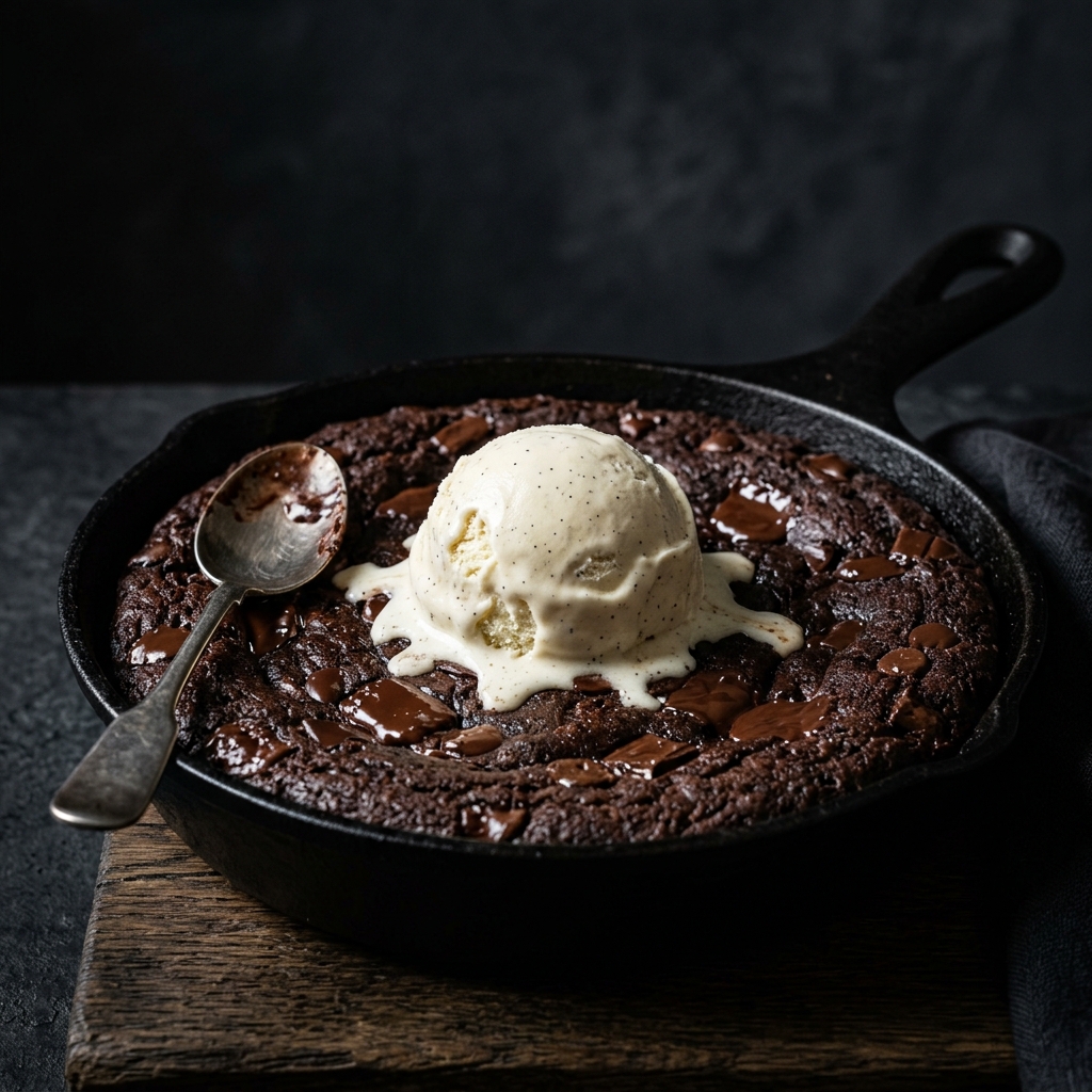 Cookie Skillet Extrême Chocolat